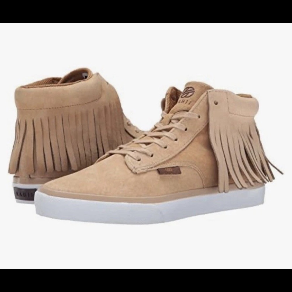 Radii “Pow wow”  Gathering & Dance Basics(Chestnut “Wolverine” Suede Tassels)